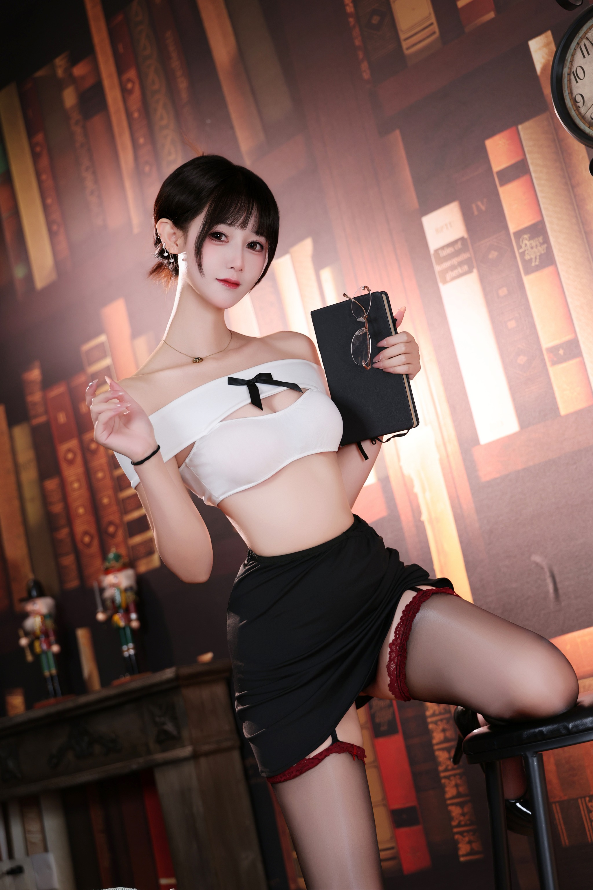 图片[1]-羽生三未 – NO.039 甜系OL[32P]-XikXak